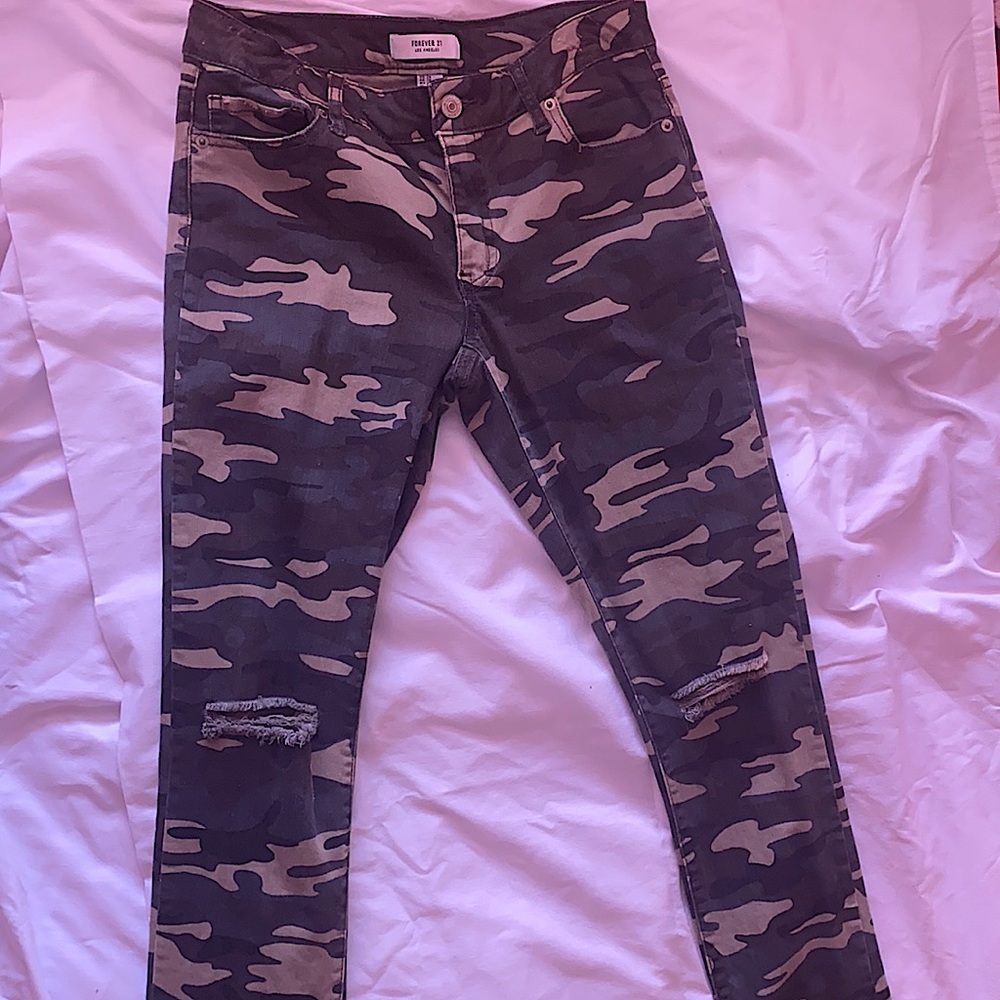 Camo jeans